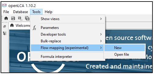 The flow mapping feature in openLCA – what is it and what can it be used for?